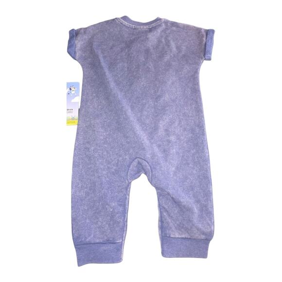 Bluey Graphic Washed Romper Baby size 3-6 Months NWT - Picture 2 of 7